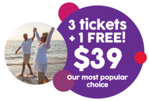 Our most popular choice $39 for 4 tickets