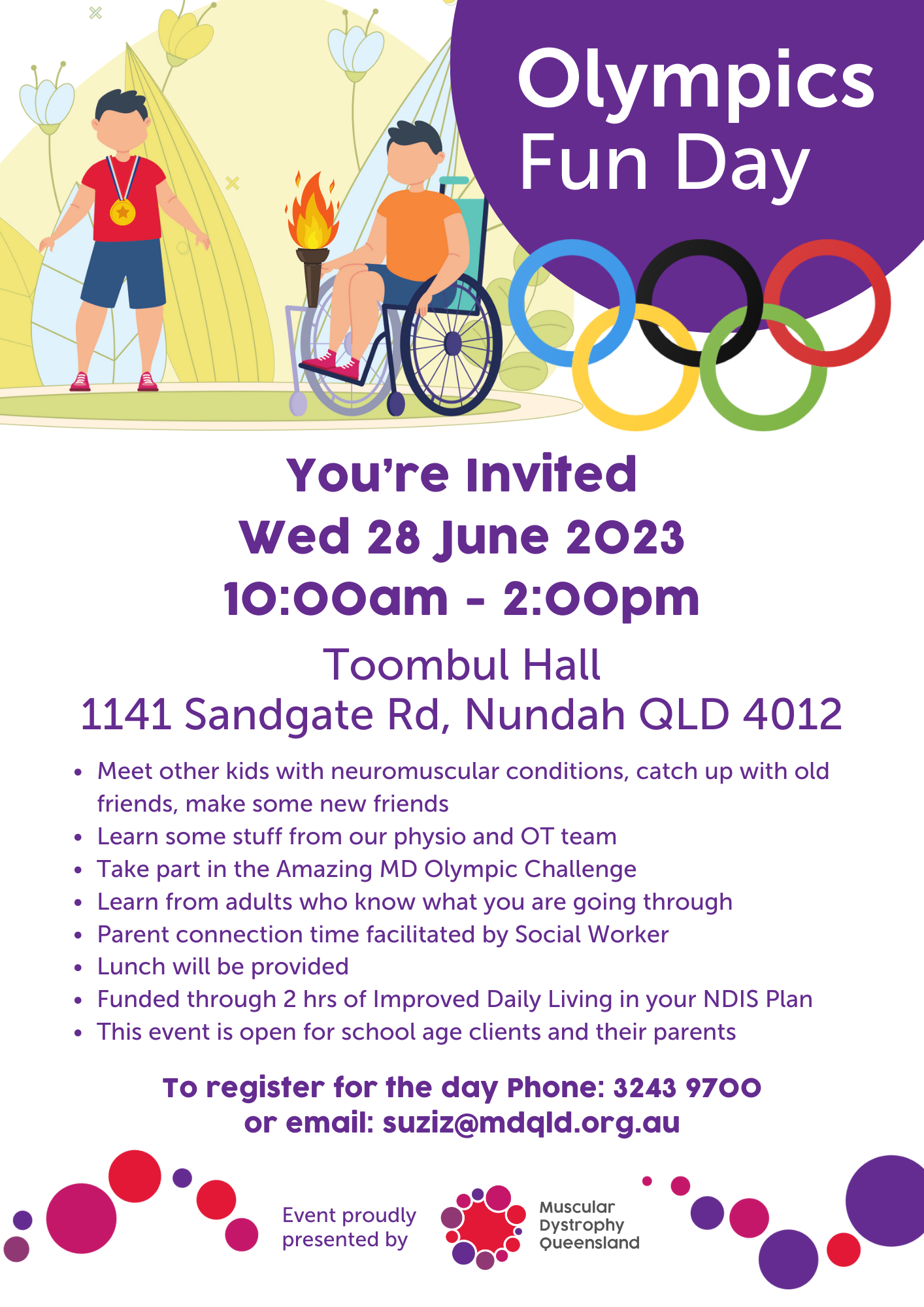 Olympics Fun Day 1 Muscular Dystrophy Queensland