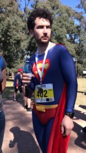 Superman final year Muscular Dystrophy Queensland